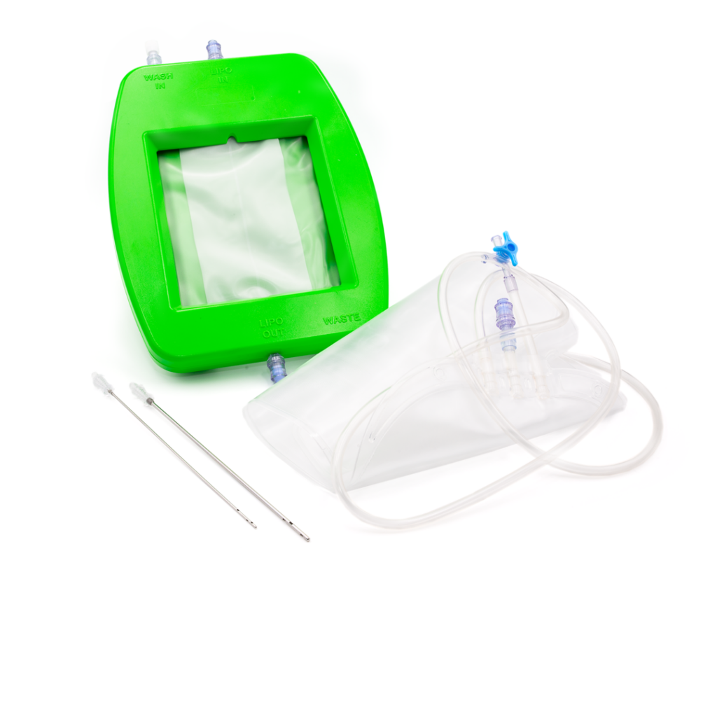 BEAUTY-STEM™ closed-circuit kit for adipose tissue purification, designed for cosmetic volumization procedures.