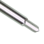Close-up of the BONE ACCESS NEEDLE™ with an ultra-sharpened crown-tip cannula and trocar-tip stylet for precise bone penetration.
