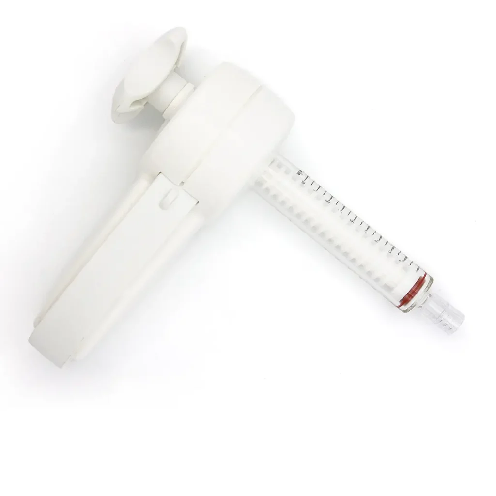 EASYNJECT™ cement delivery system compatible with low, medium, and high viscosity bone cement for precise surgical applications.