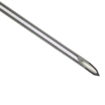 Close-up of the KINDER PLUS™ oocyte aspiration needle tip, designed for precise ovarian follicle puncture with minimal trauma.