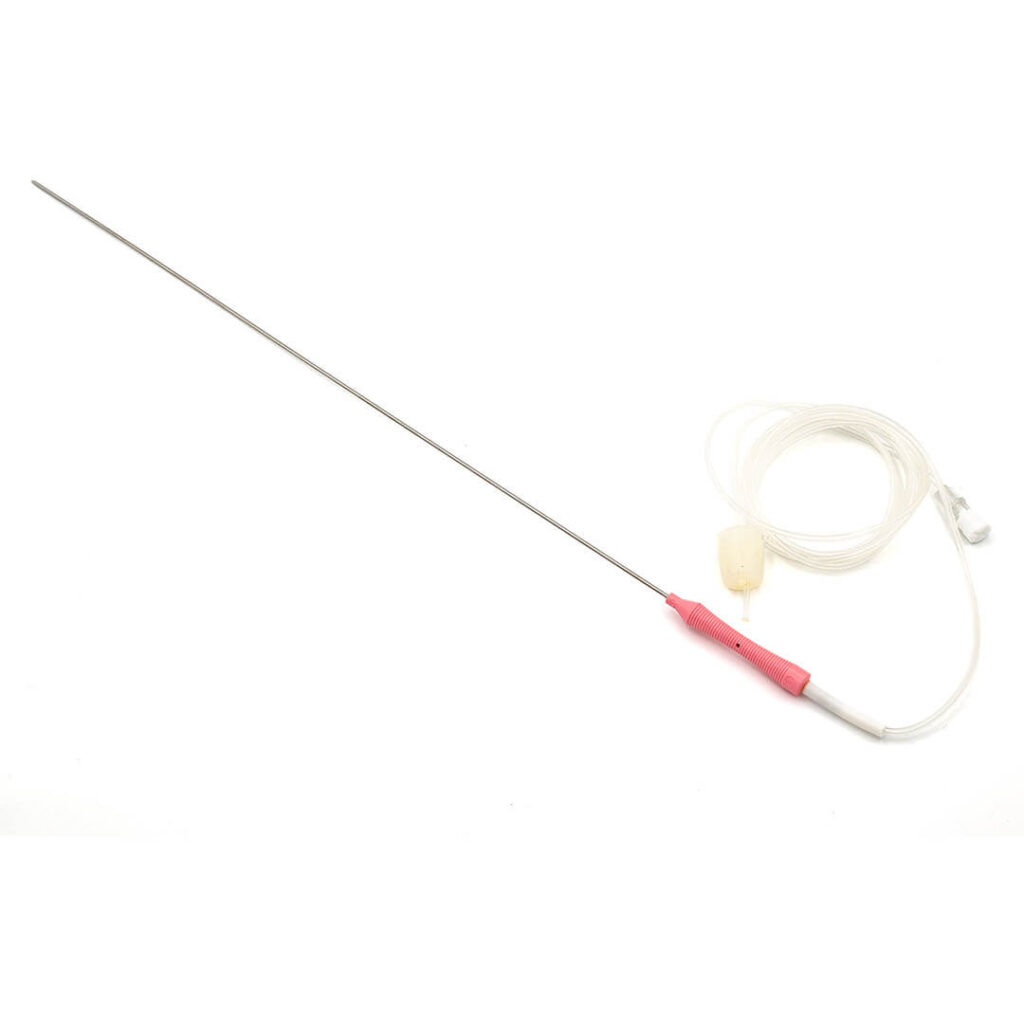 KINDER PLUS™ single-lumen aspiration needle for efficient oocyte retrieval without simultaneous flushing, ensuring a streamlined procedure.