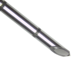 Close-up of the VERTEBROPLASTIC™ stylet trocar tip, designed for precise cement injection into the vertebral body during vertebroplasty procedures.