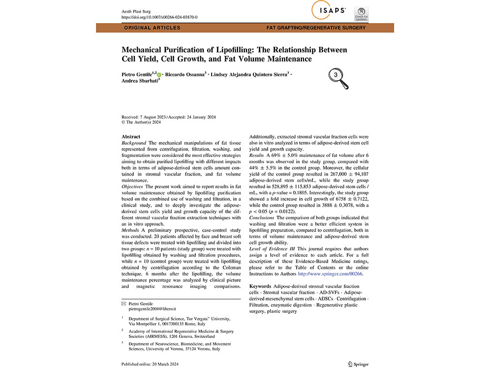 Clinical study on breast augmentation with BEAUTY-STEM™